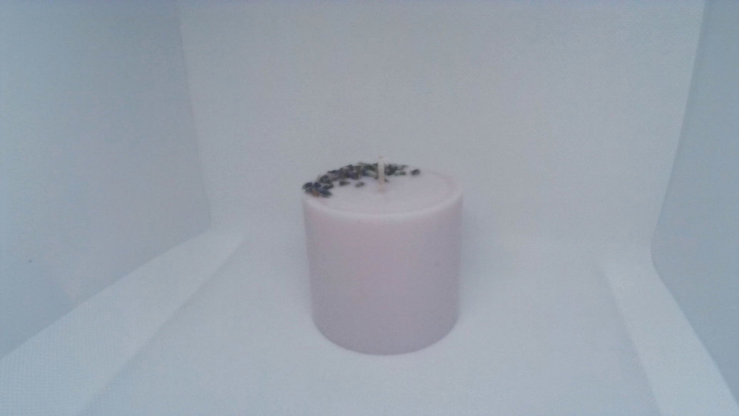 Lavender Cylinder Candle